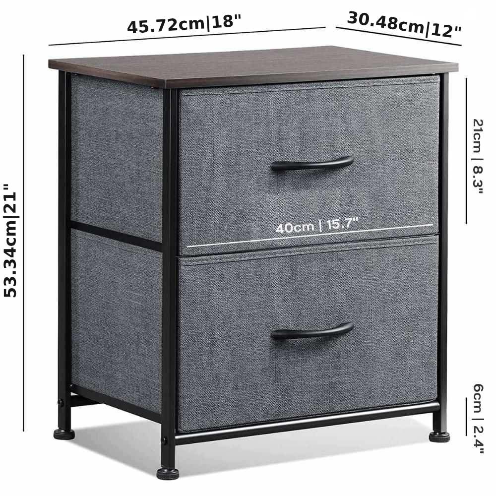 Nightstand Set - Dark Grey: image 8