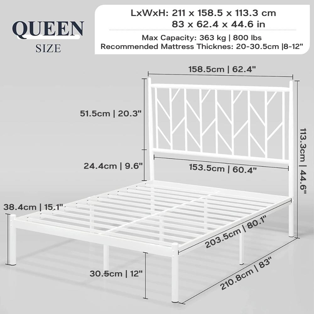 Platform Bed Frame - Full / Black: image 9