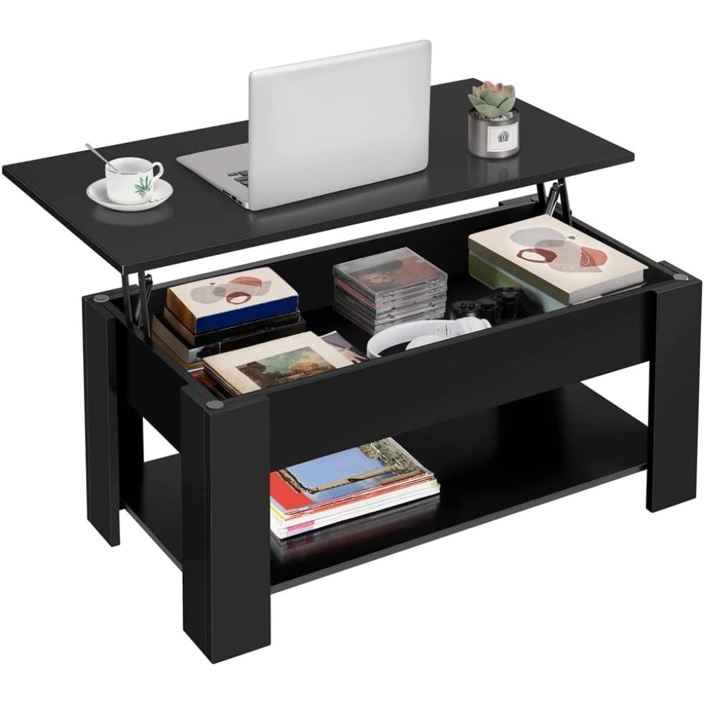 Lift Top Coffee Table - Black: image 2