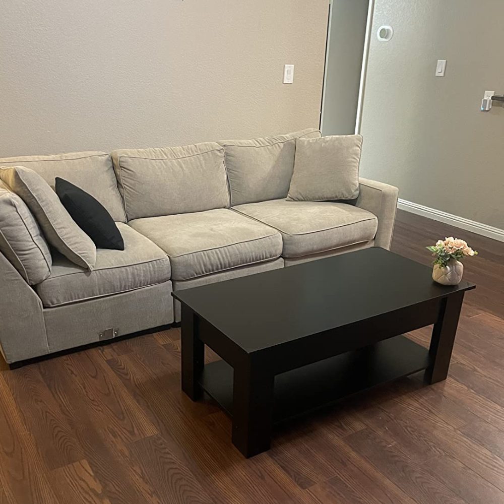 Lift Top Coffee Table - Black: image 12